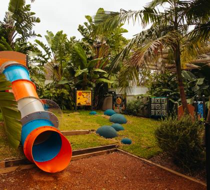 slide and activities at mona vale hotel playground